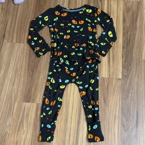 Ready Set Romper Boys 18-24 Months Halloween Eyes Outfit Bamboo